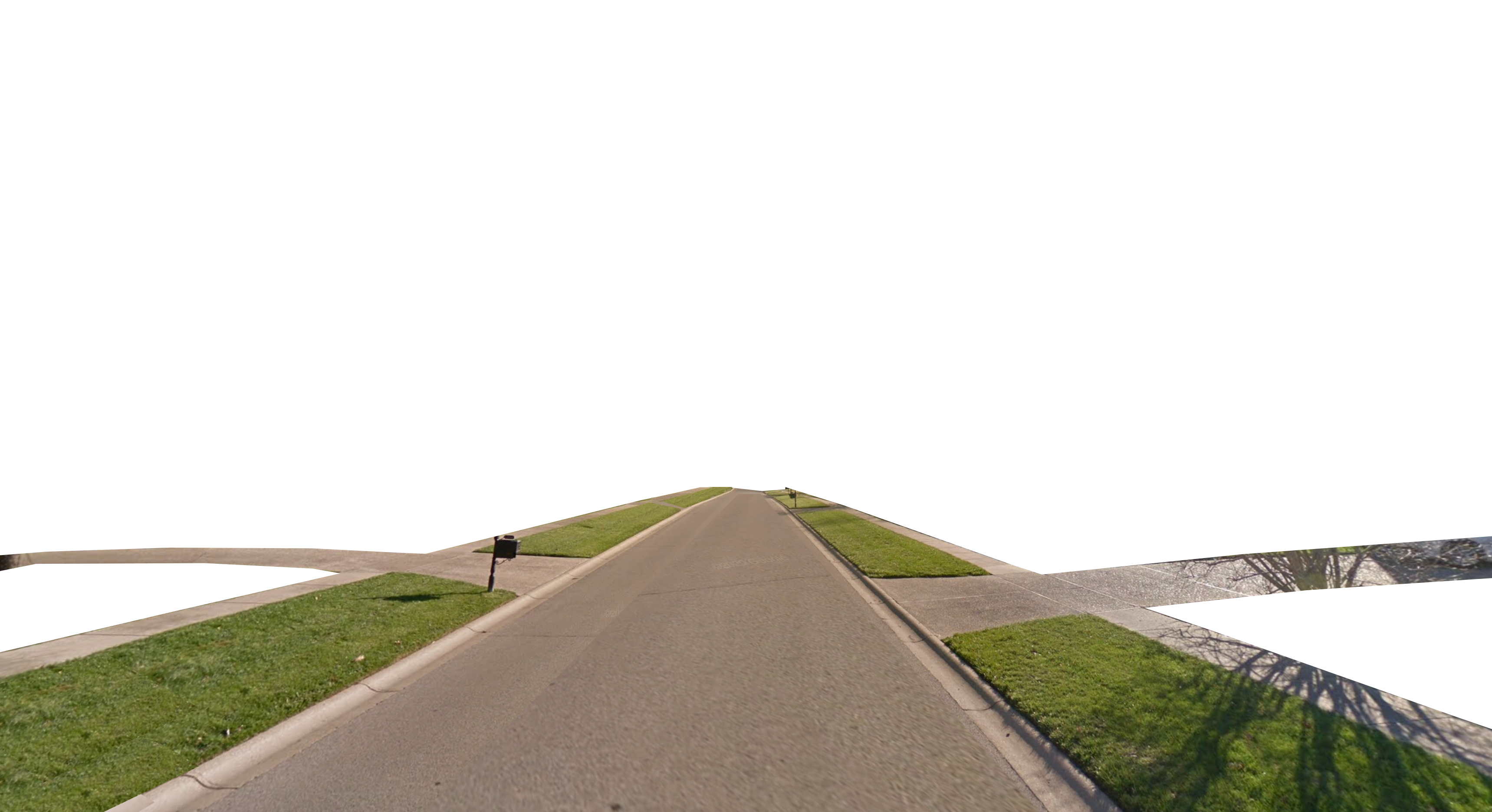 mailbox-lined street